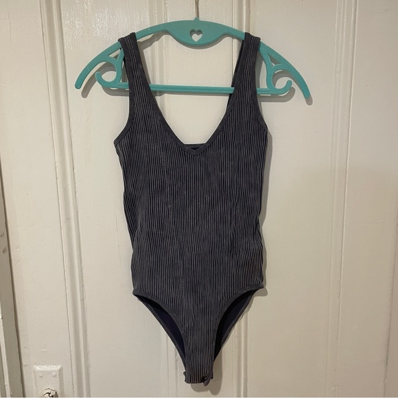 Navy/gray bodysuit - Picture 1 of 5